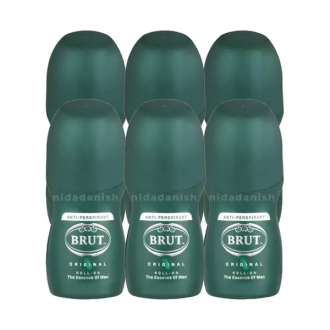 Brut Roll On 50ml Antiperspirant Musk Pack of 6