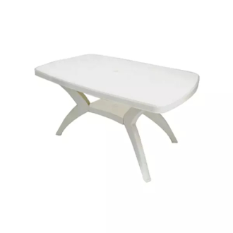 Cello Dining Table 6 Seat Angular 1360 x 840 x 715mm Multi-Color