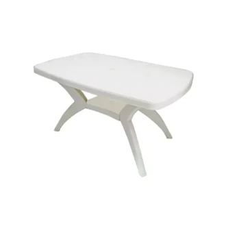 Cello Dining Table 6 Seat Angular 1360 x 840 x 715mm Multi-Color