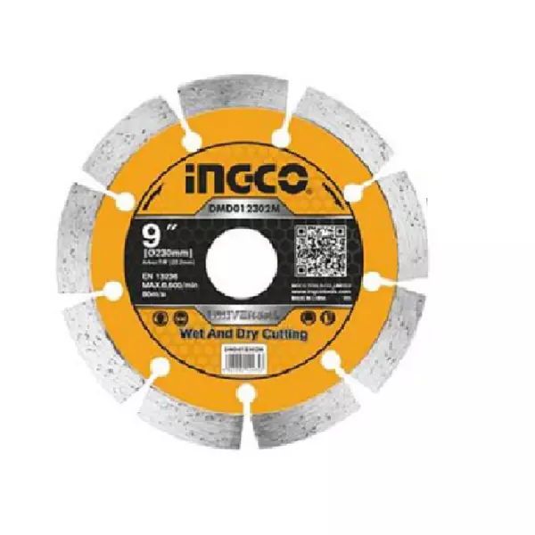 Ingco Dry Diamond Disc 230Mm Dmd021301 1 Ingco Dry Diamond Disc 230Mm Dmd021301