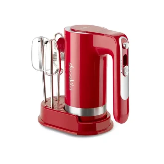 Decakila Hand Mixer Cordless 7 Speed with Eject Function 125w Kmmx006r 2 whisks with speed control 2000mah battery volume with 1 usb charging line