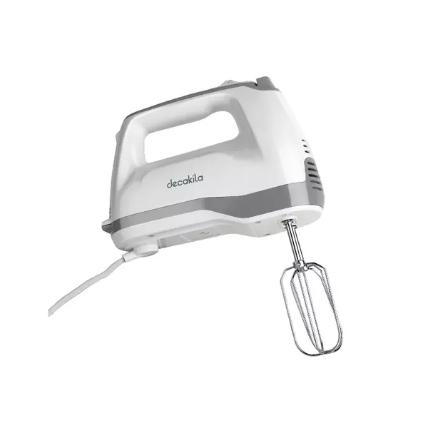 Decakila Hand Mixer 5 Speed With Eject Function 250W Kemx011W Stainless Steel Beaters And Hooks With Storage For Egg Beaters With Speed Control 1 Decakila Hand Mixer 5 Speed With Eject Function 250W Kemx011W Stainless Steel Beaters And Hooks With Storage For Egg Beaters With Speed Control