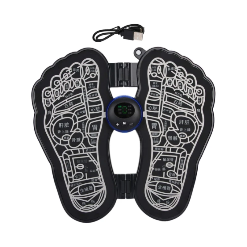 Ems Rechargeable/Wireless Foldable Foot Massager Mat With Muscle Stimulator 6 Modes, Muscle Pain Relief Physiotherapy Foot Massage Pad, Foot Massage For Improving Blood Circulation 1 Ems Rechargeable/Wireless Foldable Foot Massager Mat With Muscle Stimulator 6 Modes, Muscle Pain Relief Physiotherapy Foot Massage Pad, Foot Massage For Improving Blood Circulation
