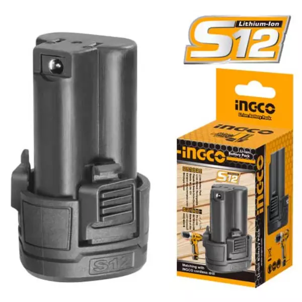 Ingco Li-Ion Battery Pack 12V Batli03120 / Batli08120 1 Ingco Li-Ion Battery Pack 12V Batli03120 / Batli08120