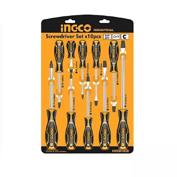 Ingco Screwdriver Set Pack Of 10 Hksd1028 1 Ingco Screwdriver Set Pack Of 10 Hksd1028