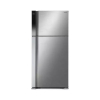 Hitachi Refrigerator 450L, 2 Door Refrigerator, Inverter Technology for Power Saving, Dual Fan Cooling, Nano Titanium Filter, Stabilizer Free, Tempered Glass Shelves, Long Cool Keeper HRTN7489DFBBKET