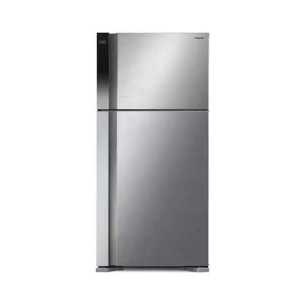 Hitachi Refrigerator 450L, 2 Door Refrigerator, Inverter Technology For Power Saving, Dual Fan Cooling, Nano Titanium Filter, Stabilizer Free, Tempered Glass Shelves, Long Cool Keeper Hrtn7489Dfbbket