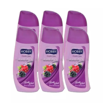 Hobby Body Wash 300ml Therapy - Refreshing Fruits (Pack of 6)