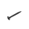 Total Drywall Screw #6x2"(3.5x50mm) Coarse Thread for Gypsum Phillips Drive, Carbon Steel, Phosphatized Black 300pcs Box THWDS621