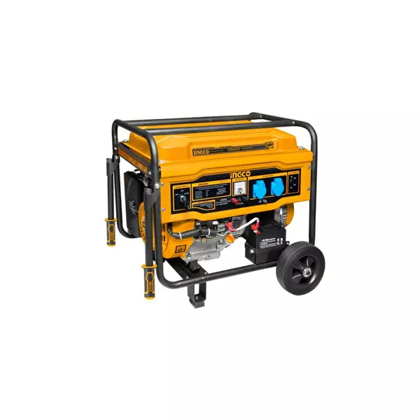 Ingco Gasoline Generator 5.5Kw With 4 Stroke Air Cooled Engine, Electric Start, 25L Tank Ge55003 1 Ingco Gasoline Generator 5.5Kw With 4 Stroke Air Cooled Engine, Electric Start, 25L Tank Ge55003