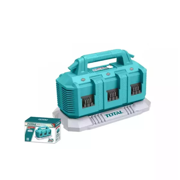 Total 6 Port Cordless Battery Charger 20V 4A, Fits All Total P20S 20V Tools Tfcli2064 1 Total 6 Port Cordless Battery Charger 20V 4A, Fits All Total P20S 20V Tools Tfcli2064
