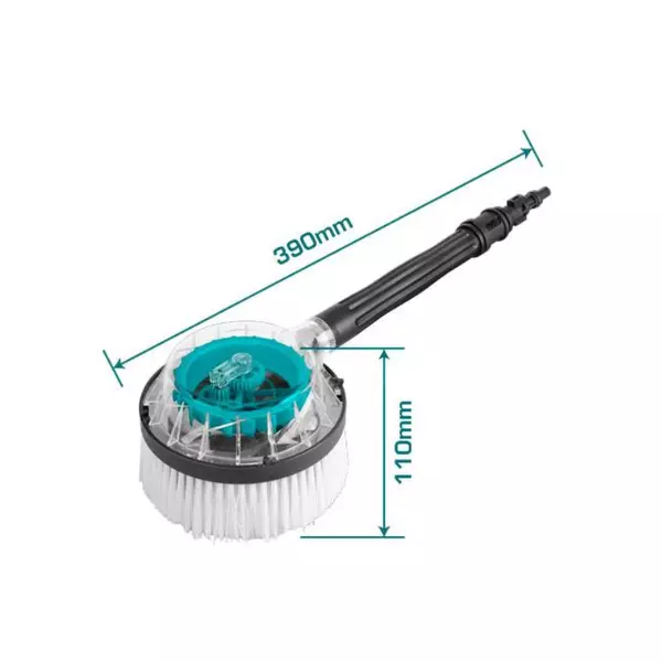 Total Pressure Washer Gun Brush, Rotary Brush 390X110Mm Pp/Abs Material Thrb8702 1 Total Pressure Washer Gun Brush, Rotary Brush 390X110Mm Pp/Abs Material Thrb8702