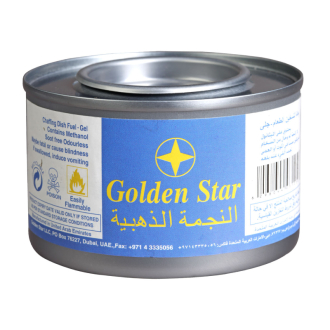 Golden Star Chafing Dish Fuel Methanol Gel 190g (Pack of 72)