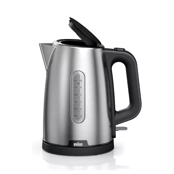 Braun Jug Kettle 1.7L Steel With Water Guage 2200W Wk102Ai-Wk1500Bk 1 Braun Jug Kettle 1.7L Steel With Water Guage 2200W Wk102Ai-Wk1500Bk