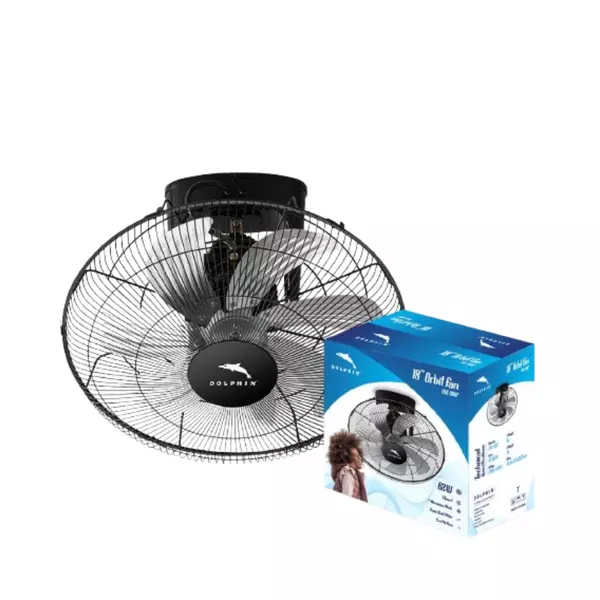 Dolphin Orbit Fan 18&Quot; 3 Speed Control Me-1807 1 Dolphin Orbit Fan 18&Quot; 3 Speed Control Me-1807