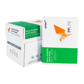 PP Lite Printing Paper - A4, 80 gsm, 500 Sheets, High-Quality Copy Paper for Everyday Use (Pack of 5 Reams)