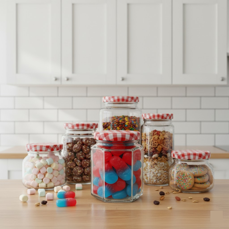 Generic Glass Jar With Draft Lid 380Ml – Stylish &Amp; Airtight Storage For Kitchen, Pantry Or Home 447-380 6 Generic Glass Jar With Draft Lid 380Ml – Stylish &Amp; Airtight Storage For Kitchen, Pantry Or Home 447-380