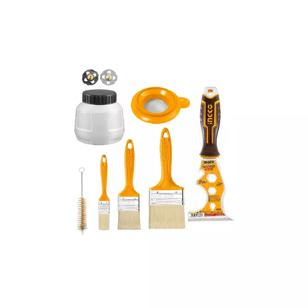 Ingco Painting Tools Accesories, 9Pcs Paint Tool Set Amgf0702 1 Ingco Painting Tools Accesories, 9Pcs Paint Tool Set Amgf0702