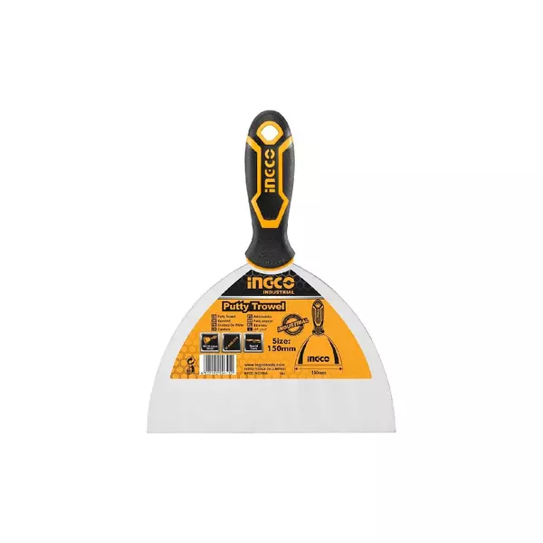 Ingco Putty Trowel Stainless Steel 150Mm/6'' Hput08150 1 Ingco Putty Trowel Stainless Steel 150Mm/6'' Hput08150