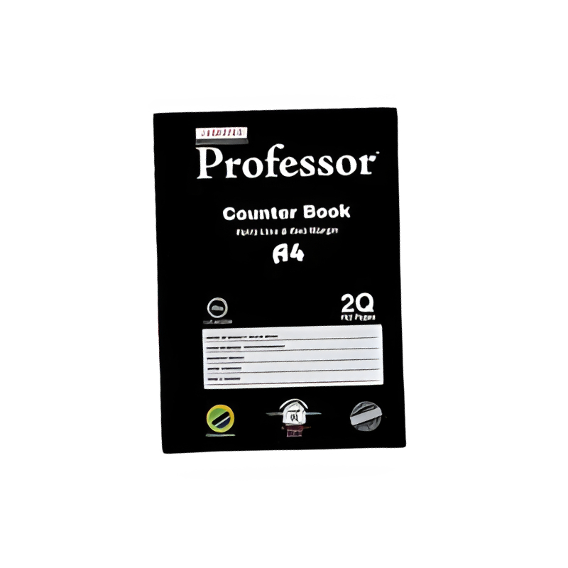 Professor Counter Book 2 Quire, A4, 198 Pages, (Pack Of 48Pcs) 1 Professor Counter Book 2 Quire, A4, 198 Pages, (Pack Of 48Pcs)