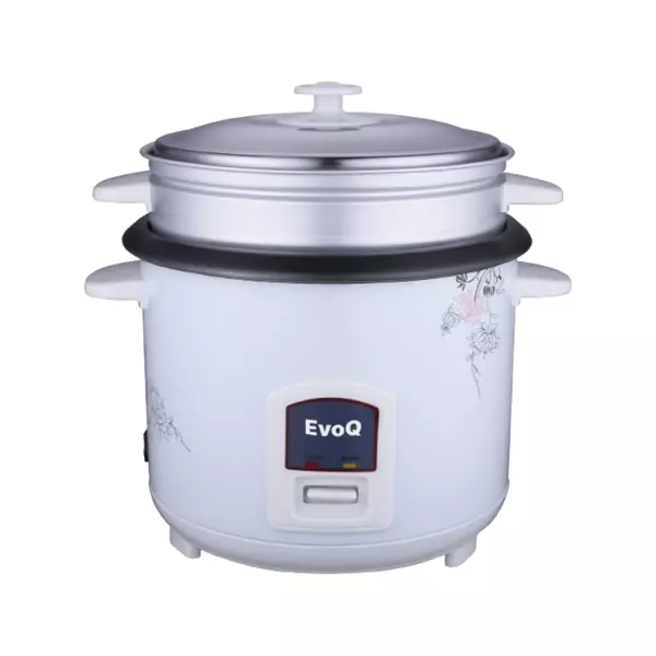 Evoq Rice Cooker 1.8L, 700W, Non-Stick Pot Erc - 18Wh 1 Evoq Rice Cooker 1.8L, 700W, Non-Stick Pot Erc - 18Wh