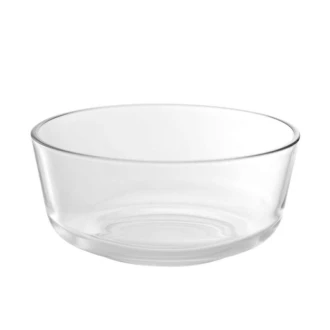 Ocean Assurance Bow 1Pc 5.75" – Elegant Clear Glass Serving Bowl for Desserts, Salads & Snacks 1p00724