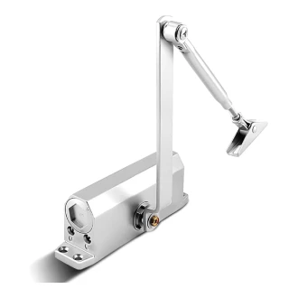 Generic Adjustable Overhead Fire Rated Door Closer - 45-75 kg Capacity, Easy Installation, Durable Aluminum Alloy for Commercial/Domestic Use.