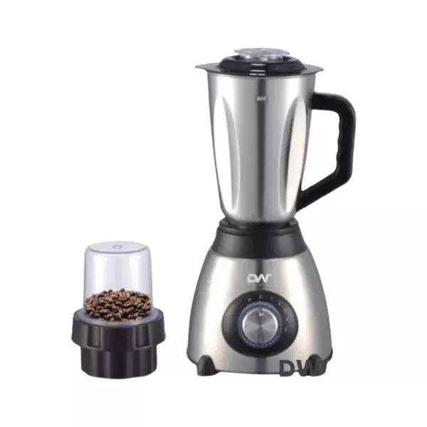 Digiwave Blender 1.5L Jar And Small Dry Mill 500W Stainless Steel Dwbl-1211 1 Digiwave Blender 1.5L Jar And Small Dry Mill 500W Stainless Steel Dwbl-1211