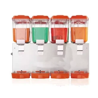 Commercial Cooling Juice Dispenser 4x16L JD-164A