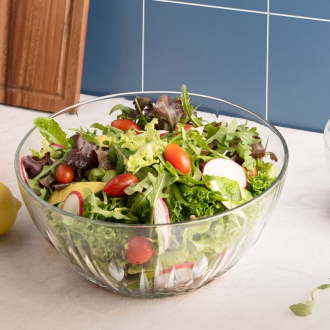 New Arrivals 7 Ocean Reya Glass Salad Bowl 10&Quot; For Everyday Use 1P03422