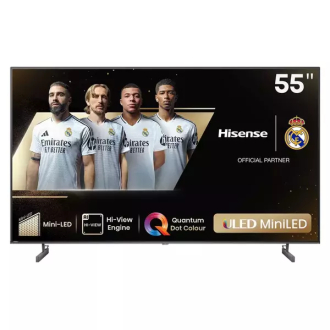 HISENSE Smart UHD 4K Mini-LED Quantum ULED TV, TV-55 Inch (139 cm) 55U6N-PRO