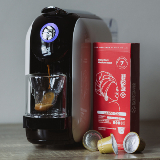 Flexy Coffee Machine SGL Nespresso Original Compatible Capsules Espresso System Power 1050W, Pump 19Bar, Tank 0.6L