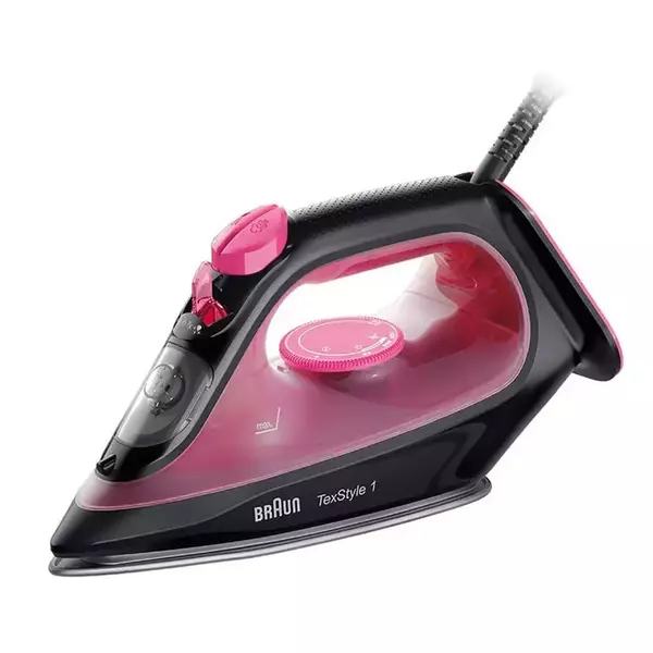 Braun Steam Iron 220Ml Tank Dry And Spray Function 2000W 12710001-Si1070Pu Adjustable Temperature Technology Ceramic Nonstick Plate Anti Drip Prevents Water Leakage 1 Braun Steam Iron 220Ml Tank Dry And Spray Function 2000W 12710001-Si1070Pu Adjustable Temperature Technology Ceramic Nonstick Plate Anti Drip Prevents Water Leakage
