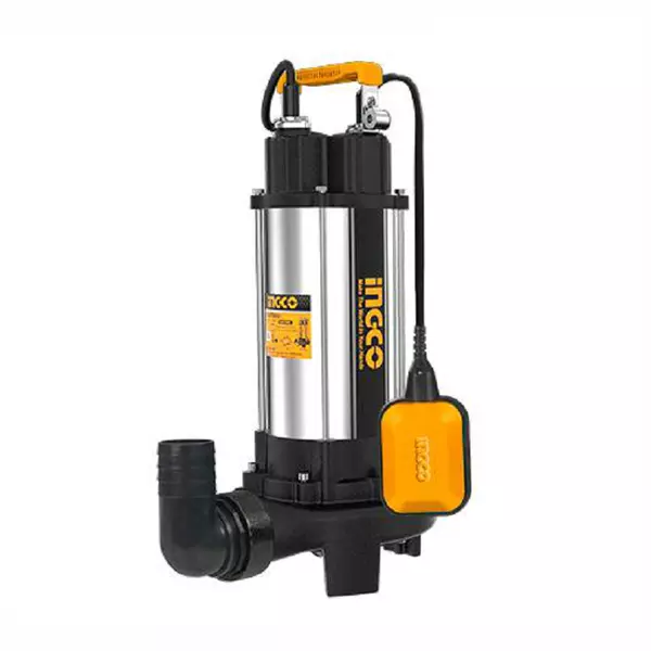 Ingco Sewage Submersible Pump 1500W Built-In Cutting Blade With Copper Wire Motor &Amp; Stainless Steel Body Spdb15008 1 Ingco Sewage Submersible Pump 1500W Built-In Cutting Blade With Copper Wire Motor &Amp; Stainless Steel Body Spdb15008