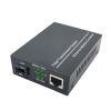 Fiber Optical Media Converter 1 Port SFP to 1 RJ45 Gigabit Optical Fiber Ethernet 10/100/1000M