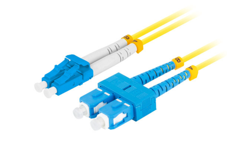 Fiber Optic Patch Cords Lc/Upc-Sc/Upc Single Mode Duplex 3 Meters G657A1-Lszh 1 Fiber Optic Patch Cords Lc/Upc-Sc/Upc Single Mode Duplex 3 Meters G657A1-Lszh