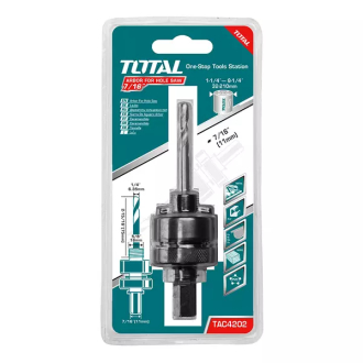 Total Hole Saw Arbor Hex Shank 32mm to 210mm TAC4202