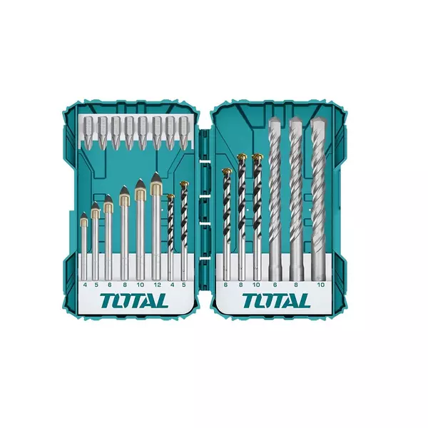Total Drill Bits &Amp; Screwdriver Bits Set Pack Of 22 Tacsdl12201 1 Total Drill Bits &Amp; Screwdriver Bits Set Pack Of 22 Tacsdl12201