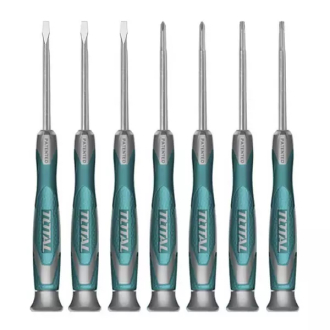 Total Precision Screwdriver Set 7pcs THT250726