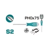 Total Phillips Screw Driver PH0 x 75mm THT26PH0075