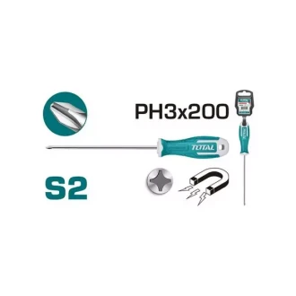 Total Phillips Screw Driver PH3 x 200mm THT26PH3200