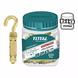 Total Raw Bolt Anchor With Hook M8 8pcs WJHA0809531