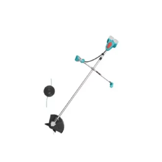 Total Cordless String Trimmer & Brush Cutter 330mm with Brushless Motor, Trimmer Head, 3T Blade, Shoulder Strap, 2pcs Battery & Charger TSTLI20018