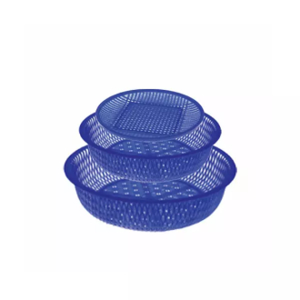 Cello Basket Fruity Set With Tray 25/30cm 3pc Set (Pack of 3)