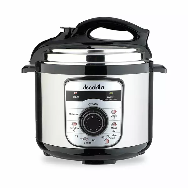 Decakila Pressure Cooker Electric 5L Digital Nonstick Coating 900W Keer039M Mechanical Knob Switch Operation Single Side Nonstick Pot Coating 1 Decakila Pressure Cooker Electric 5L Digital Nonstick Coating 900W Keer039M Mechanical Knob Switch Operation Single Side Nonstick Pot Coating