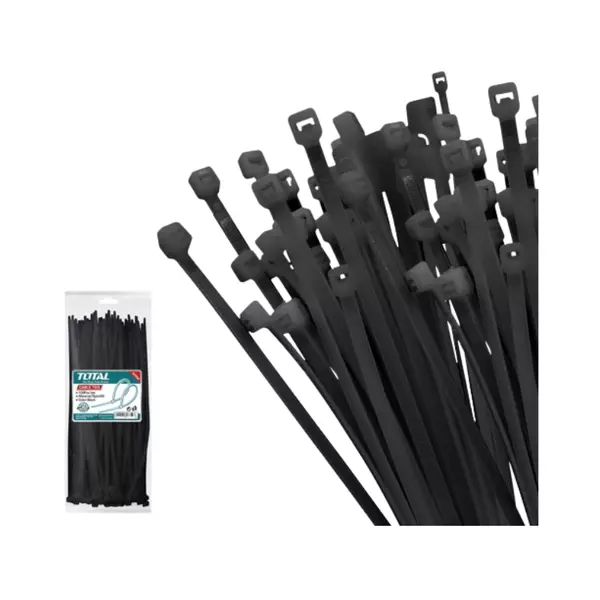 Total Cable Ties 600 X 9Mm Black Thtctb60090 (100Pcs Set) 1 Total Cable Ties 600 X 9Mm Black Thtctb60090 (100Pcs Set)
