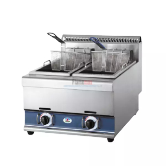 Commercial 2-Tank 2-Basket Gas Fryer 12.5L HGF-772