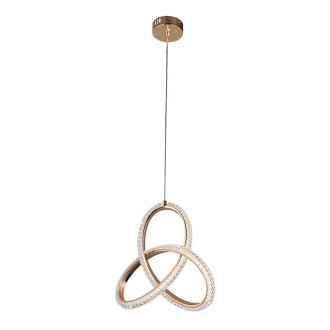 Tronic Chandelier Three Colour LED Light WH 25CL-01-GO-TC