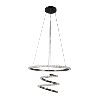 Tronic Chandelier Three Colour LED Light WH 25CL-10-BK-TC