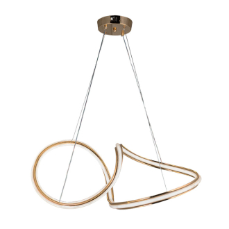 Tronic Chandelier Three Colour LED Light WH 25CL-14-GO-TC